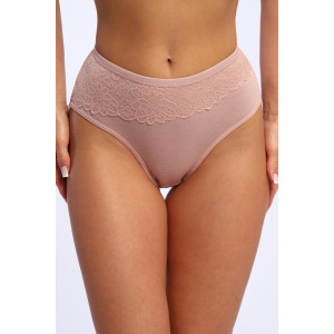 Трусы женские №45051 кулирка с лайкрой (р-ры: 48-52) пудра