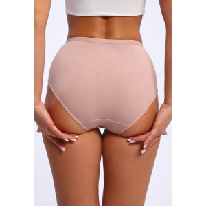 Трусы женские №45051 кулирка с лайкрой (р-ры: 48-52) пудра