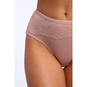 Трусы женские №45051 кулирка с лайкрой (р-ры: 48-52) пудра