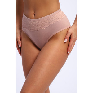 Трусы женские №45051 кулирка с лайкрой (р-ры: 48-52) пудра