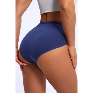 Трусы женские №45051 кулирка с лайкрой (р-ры: 48-52) синий
