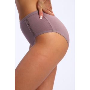 Трусы женские №45050 кулирка с лайкрой (р-ры: 48-52) капучино