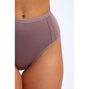Трусы женские №45050 кулирка с лайкрой (р-ры: 48-52) капучино