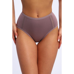 Трусы женские №45050 кулирка с лайкрой (р-ры: 48-52) капучино