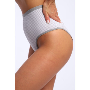Трусы женские №45049 кулирка с лайкрой (р-ры: 54-58) серый