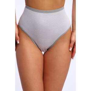 Трусы женские №45049 кулирка с лайкрой (р-ры: 54-58) серый