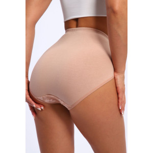 Трусы женские №45047 кулирка с лайкрой (р-ры: 48-52) телесный