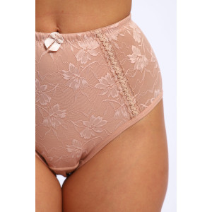 Трусы женские №45047 кулирка с лайкрой (р-ры: 48-52) телесный