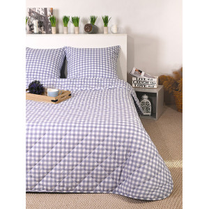 Набор для сна с одеялом КП26-1433 ВБ голубой-белый