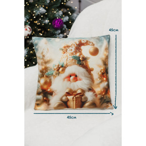 Наволочка-чехол декоративная на молнии "Гном в золоте" 2 шт.