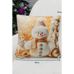 Наволочка-чехол декоративная на молнии "Гном в золоте" 2 шт.