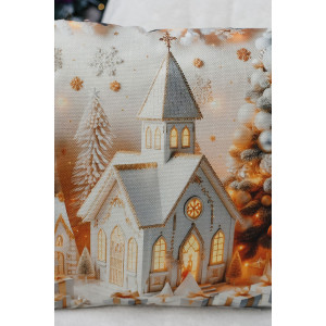 Наволочка-чехол декоративная на молнии "Домик" 2 шт.