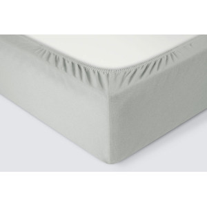 Простыня трикотажная на резинке (последний размер) серая 140х200 Простыня трикотажная на резинке (последний размер) серая 140х200