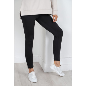 Леггинсы женские "Метель-2" футер дублированный (последний размер) черный 56 Леггинсы женские "Метель-2" футер дублированный (последний размер) черный 56