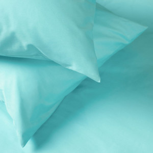 Пододеяльник на молнии сатин "Моноспейс" бирюзовый (последний размер) 175х215 Пододеяльник на молнии сатин "Моноспейс" бирюзовый (последний размер) 175х215