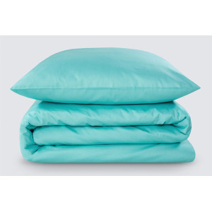 Пододеяльник на молнии сатин "Моноспейс" бирюзовый (последний размер) 175х215 Пододеяльник на молнии сатин "Моноспейс" бирюзовый (последний размер) 175х215