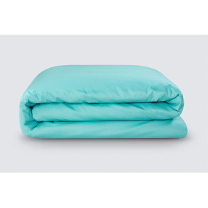 Пододеяльник на молнии сатин "Моноспейс" бирюзовый (последний размер) 175х215 Пододеяльник на молнии сатин "Моноспейс" бирюзовый (последний размер) 175х215