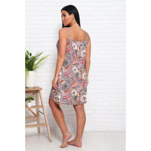 Сорочка женская 01001 вискоза (последний размер) серый 56 Сорочка женская 01001 вискоза (последний размер) серый 56