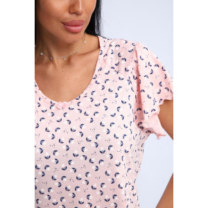 Сорочка женская 01055 кулирка (последний размер) розовый 64 Сорочка женская 01055 кулирка (последний размер) розовый 64