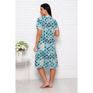 Халат женский 00960 кулирка (последний размер) ментол 56 Халат женский 00960 кулирка (последний размер) ментол 56