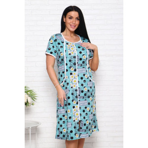 Халат женский 00960 кулирка (последний размер) ментол 56 Халат женский 00960 кулирка (последний размер) ментол 56