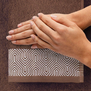 Полотенце махровое "Калипсо" коричневый (последний размер) 50х90 Полотенце махровое "Калипсо" коричневый (последний размер) 50х90