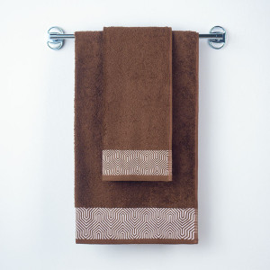 Полотенце махровое "Калипсо" коричневый (последний размер) 50х90 Полотенце махровое "Калипсо" коричневый (последний размер) 50х90