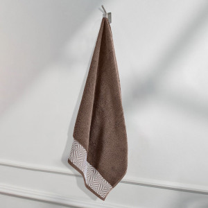 Полотенце махровое "Калипсо" коричневый (последний размер) 50х90 Полотенце махровое "Калипсо" коричневый (последний размер) 50х90