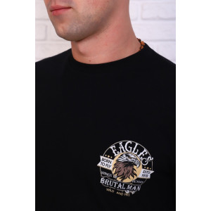 Футболка мужская 816-4 "Eagles Brutal Man" кулирка (последний размер) черный 52 Футболка мужская 816-4 "Eagles Brutal Man" кулирка (последний размер) черный 52