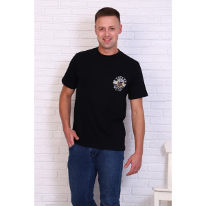 Футболка мужская 816-4 "Eagles Brutal Man" кулирка (последний размер) черный 52 Футболка мужская 816-4 "Eagles Brutal Man" кулирка (последний размер) черный 52