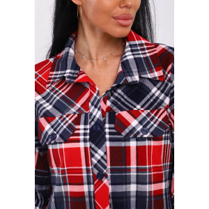 Рубашка женская 01049 интерлок (последний размер) синий 50,54 Рубашка женская 01049 интерлок (последний размер) синий 50,54