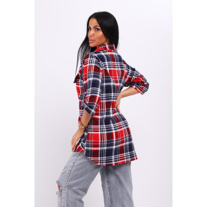 Рубашка женская 01049 интерлок (последний размер) синий 50,54 Рубашка женская 01049 интерлок (последний размер) синий 50,54