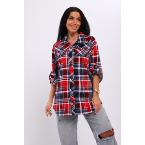 Рубашка женская 01049 интерлок (последний размер) синий 50,54 Рубашка женская 01049 интерлок (последний размер) синий 50,54