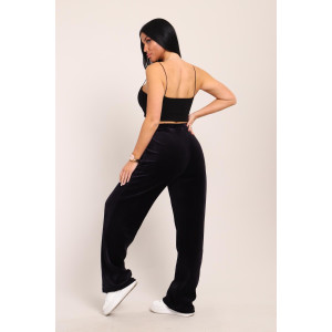 Брюки женские 01039 велюр (последний размер) черный 48 Брюки женские 01039 велюр (последний размер) черный 48