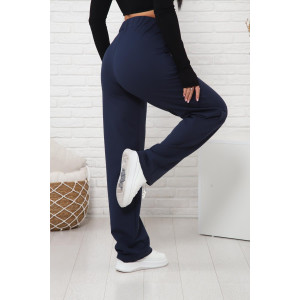 Брюки женские 01038 футер с лайкрой (последний размер) темно-синий 56 Брюки женские 01038 футер с лайкрой (последний размер) темно-синий 56