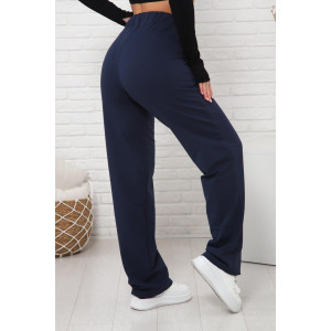 Брюки женские 01038 футер с лайкрой (последний размер) темно-синий 56 Брюки женские 01038 футер с лайкрой (последний размер) темно-синий 56
