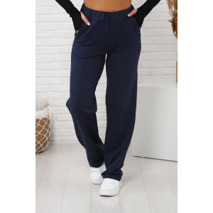 Брюки женские 01038 футер с лайкрой (последний размер) темно-синий 56 Брюки женские 01038 футер с лайкрой (последний размер) темно-синий 56