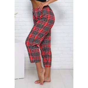 Бриджи женские 00901 кулирка (последний размер) красный 50,52 Бриджи женские 00901 кулирка (последний размер) красный 50,52