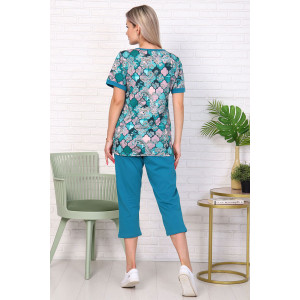 Костюм двойка женский 910-2 кулирка (последний размер) изумруд 58,60 Костюм двойка женский 910-2 кулирка (последний размер) изумруд 58,60