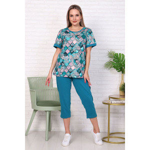 Костюм двойка женский 910-2 кулирка (последний размер) изумруд 58,60 Костюм двойка женский 910-2 кулирка (последний размер) изумруд 58,60