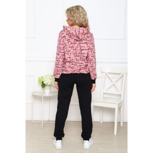 Костюм двойка женский 940-4 футер с лайкрой (последний размер) розовый 54 Костюм двойка женский 940-4 футер с лайкрой (последний размер) розовый 54