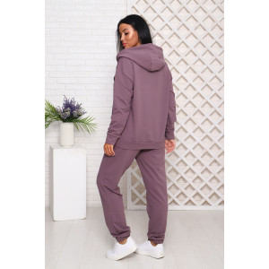 Костюм двойка женский 907-7 футер 2-х нитка с лайкрой (последний размер) кофе 48 Костюм двойка женский 907-7 футер 2-х нитка с лайкрой (последний размер) кофе 48