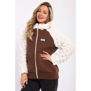 Куртка женская К1340 футер 3-х нитка+велсофт (последний размер) 52 Куртка женская К1340 футер 3-х нитка+велсофт (последний размер) 52