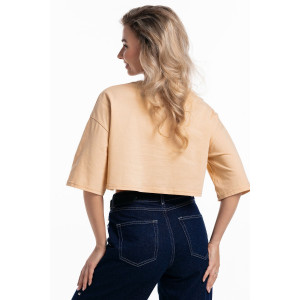 Топ женский №057350 Т1 кулирка (р-ры: 44-54) бежевый Топ женский №057350 Т1 кулирка (р-ры: 44-54) бежевый