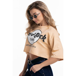 Топ женский №057350 Т1 кулирка (р-ры: 44-54) бежевый Топ женский №057350 Т1 кулирка (р-ры: 44-54) бежевый