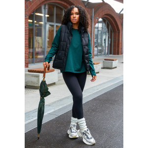 Лонгслив женский №057098 "Лонг" кулирка пенье компакт (р-ры: 44-66) темно-зеленый Лонгслив женский №057098 "Лонг" кулирка пенье компакт (р-ры: 44-66) темно-зеленый