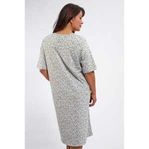 Сорочка женская №88126 кулирка (р-ры: 56-68) серый