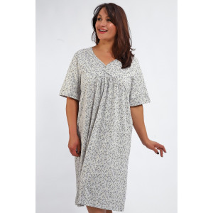 Сорочка женская №88126 кулирка (р-ры: 56-68) серый