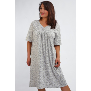 Сорочка женская №88126 кулирка (р-ры: 56-68) серый