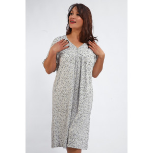 Сорочка женская №88126 кулирка (р-ры: 56-68) серый